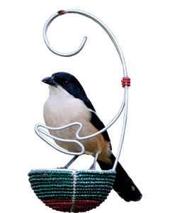 Elaine's Beaded Mealworm Bird Feeder EBW244