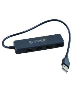 Orico Black 4 Port USB 2.0 HUB 300mm FL01-BK-BP