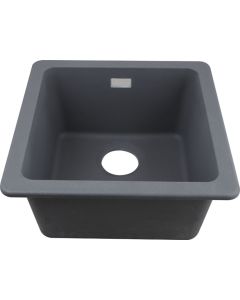 SA Sinks Black Quartz Neo Salsa Prep Bowl 423 x 423 x 203mm WD0151