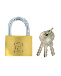 Fort Knox Econo Brass Padlock 50mm P1G52U