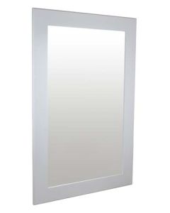 Active Factory White Framed Mirror 900 x 600 x 16mm AFWHMIR001