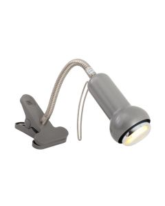 Eglo Silver Clip-On Fabio Desk Lamp T119S