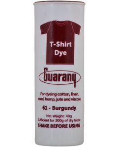 Guarany T-Shirt Dye Burgundy 40g GTSBU