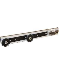 Slide 'n Space Barn Door Wheels With Plates