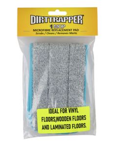 Dirttrapper Mop Replacement Grey Microfiber Pad DTMOP-MIC