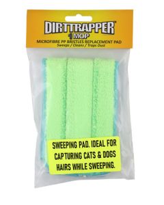 Dirttrapper Mop Replacement Green Filaments Pad DTMOP-PP
