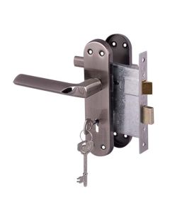 Yale 3 Lever Satin Black Nickel Cuneo Lockset 22-A069-3L-5701