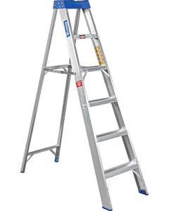 Mundo Aluminium 6-Step A-Frame Ladder 1.8m MUN1006