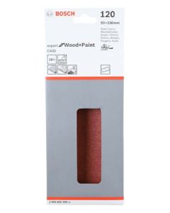 Bosch 120 Grit Orbital Sanding Sheet 93 x 230mm - 10 Pack 2608605298