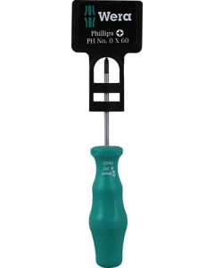 Wera No.0 Phillips Screwdriver 60mm 8028B