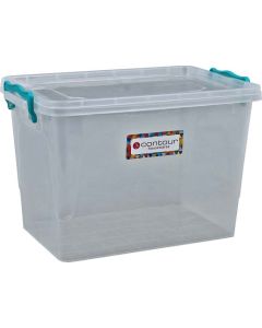 Contour Outdoor Clear Clip & Lock Storage Box 13L SB-0013-CL-DY-B