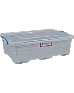 Contour Outdoor Clear Clip & Lock Storage Box 30L SB-0030-CL-DY-B