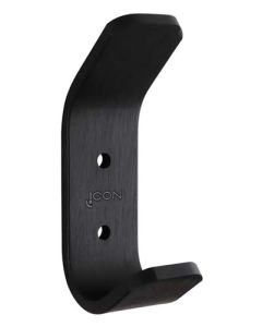 Icon Black Black Ash Towel Hook 21-ASH-TH00-BLK