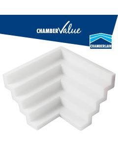 ChamberValue Internal Bishopscourt Polystyrene Cornice Corners - 2 Pack I140E