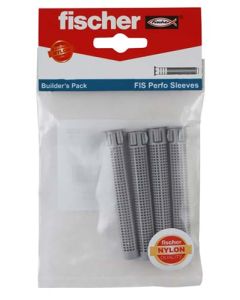 Fischer 12 x 85 FIS Perfo Sleeves Builder's Pack 4 Pack 107-931