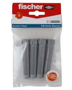 Fischer 16 x 85 FIS Perfo Sleeves Builder's Pack 4 Pack 107-932