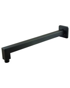 Bijiou Black Long Square Shower Arm 400mm 211149