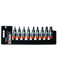 Groz 9 Piece 12" Drive Torx Socket Set GRO3474