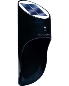 SolarMate Black Solar Wall Light With Motion Sensor SM046