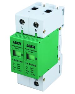 Lear DIN 10-20KA 2-Pole Surge Protector 385V BLSD-10/2