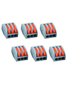 Veti 3 Way PCT Connector Block - 6 Pack PCT-213P6