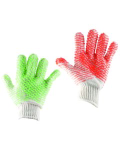 Pride Red/Green Criss Cross Cotton Gloves GCORG-0786-PR-010