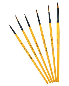 Atlas Paints Gallery Series Acrylic 6 Pieces Brush Set BMHS0008