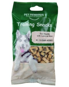 Pet Rewards Dog Duo hearts & Rice With Lamb 200g CH9071