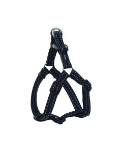 Rogz Black Reflective Dog Step-In-Harness 