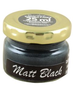 Tjhoko Chalked Decorative Paint Matt Black 25ml PMA-CPB005