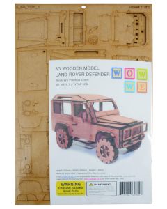 Wow We 3D Wooden Model Land Rover Defender 3_3D_VEH_1