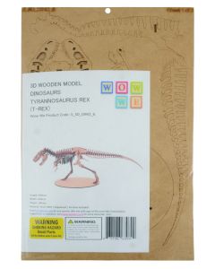 Wow We Tyrannosaurus Rex 3D Wood Model Craft Set 3_3D_DINO_6