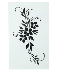 Unlimited Floral Stencil 107 x 189mm 1032-02