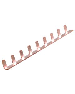 Lear 1-Pole 9 Teeth Din Busbar 155mm BLP1B9/D