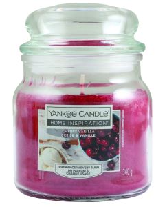 Yankee Candle Medium 340g Cherry Vanilla Fragrance Candle 1570507E