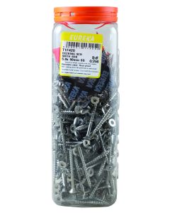 Eureka Stainless Steel Smooth Shank Decking Screws 4 x 50mm - 250 Pack T1F420