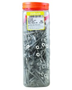 Eureka Stainless Steel Smooth Shank Decking Screws 4 x 50mm - 125 Pack T1F440