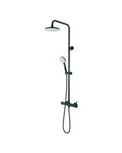 Bijiou Black Durance Wall Mount Shower Column 215289