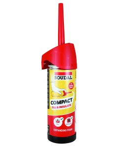 Soudal 150ml Compact Pu Fill& Insulate Foam Filler Sealant 158880