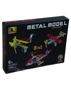 Ideal Toys Metal DIY 3IN1 Aircraft Model 016707