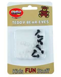 Crazy Craft Decorative Teddy Bear Eyes 8mm 10PCE TBE8