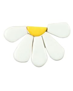 ClayClub Mosaic Tile Daisy Half Flower SS-042