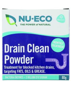 Nu-Eco Drain Cleaner Powder 80g RETP034