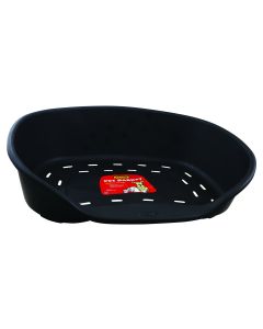 Addis Black Plastic Pet Basket Large 8975BK