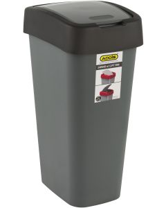 Addis 50L Plastic Bin With Swing Or Lift Lid 9106DGR