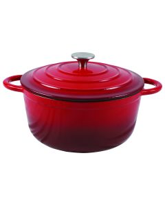 LK's Enamel Red Casserole Pot 3.5L 160/021