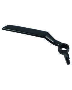 Winfit Black Left Hand Steel Window Handle With Screw & Bush HANSLSHF/BLPCA