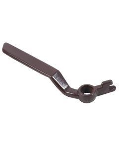 Winfit Black Steel Right Window Handle + Screw & Bush HANSRSHF/BLPCA