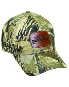 Bosbul Leather Patch Camo Bark Cap CAMLP