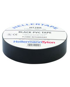 Hellermann Black Insulation Tape 18mm x 20m HR2BK